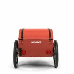 Remorque Vélo Utilitaire Cargo Kalle Croozer 92 Litres -Remorques vélo Soldes Remorque velo cargo Croozer kalle rouge 3