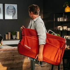 Remorque Vélo Utilitaire Cargo Kalle Croozer 92 Litres -Remorques vélo Soldes Remorque velo cargo Croozer kalle rouge 6