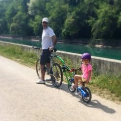 PERUZZO Barre Tandem Verte Trail Angel -Remorques vélo Soldes barre tandem verte trail angel full 5