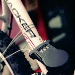 Brandless Cable 110 Cm Rétractable Fermeture Code - Sécuriser Selle Casque -Remorques vélo Soldes cable 110 cm retractable fermeture code securiser selle casque full 3