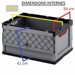 Carry Freedom Caisse En Plastique Pliable Pour Remorque Y-Frame -Remorques vélo Soldes caisse en plastique pliable pour remorque y frame full 4