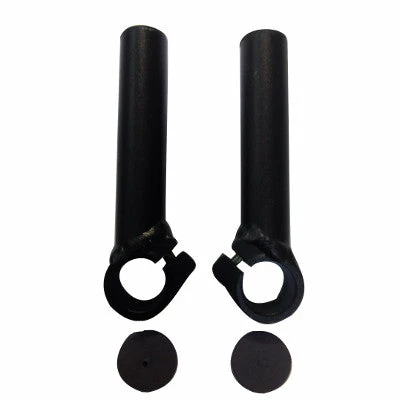 Brandless Cornes De Guidon De Vélo Noir Aluminium 110 Mm 4 Brandless Cornes De Guidon De Vélo Noir Aluminium 110 Mm – Image 2