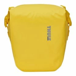 Double Sacoche Jaune Sur Porte-bagages 13L Shield Pannier Thule -Remorques vélo Soldes double sacoche jaune sur porte bagages 13l shield pannier thule full 4