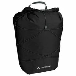 Double Sacoche Légère Sur Porte Bagages Arrière Vélo Vaude -Remorques vélo Soldes double sacoche legere sur porte bagages arriere velo vaude noir full