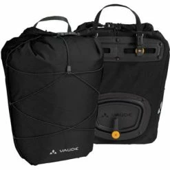 Double Sacoche Légère Sur Porte Bagages Arrière Vélo Vaude -Remorques vélo Soldes double sacoche legere sur porte bagages arriere velo vaude full 3