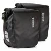 Double Sacoche Noire Sur Porte-bagages 13L Shield Pannier Thule -Remorques vélo Soldes double sacoche noire sur porte bagages 13l shield pannier thule full