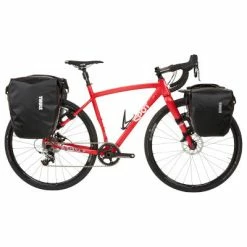 Double Sacoche Noire Sur Porte-bagages 25L Shield Pannier Thule -Remorques vélo Soldes double sacoche noire sur porte bagages 25l shield pannier thule full 6