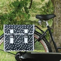 Double Sacoche Vélo Femme 35L Mara XL Basil -Remorques vélo Soldes double sacoche velo femme 35l mara xl basil full 3