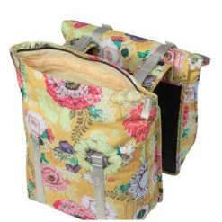 Double Sacoche Vélo Porte-bagage Arrière Jaune Bloom Field Basil -Remorques vélo Soldes double sacoche velo porte bagage arriere jaune bloom field basil full 4