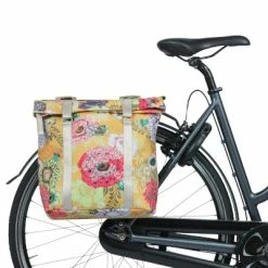 Double Sacoche Vélo Porte-bagage Arrière Jaune Bloom Field Basil -Remorques vélo Soldes double sacoche velo porte bagage arriere jaune bloom field basil full 5