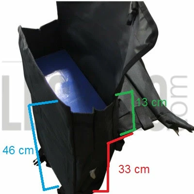 Oxford Double Sacoche Vélo Sur Porte-bagage Arrière Imperméable 7 Oxford Double Sacoche Vélo Sur Porte-bagage Arrière Imperméable – Image 5