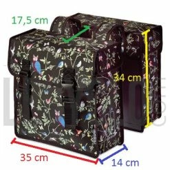 Double Sacoches Vélo 35L Wanderlust Basil -Remorques vélo Soldes double sacoches velo 35l wanderlust basil full 6