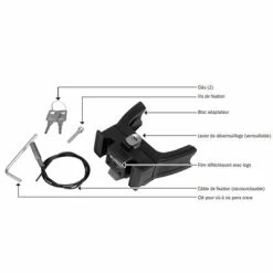 Fixation Sacoche Ortlieb à Serrure Pour Guidon Vélo électrique -Remorques vélo Soldes fixation sacoche ortlieb a serrure pour guidon velo electrique full 4