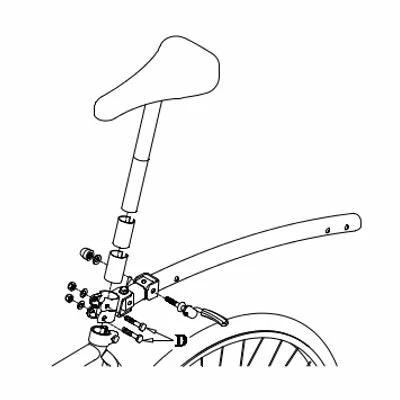 Trail-Gator Fixation Trail Gator Sur Tige De Selle Du Vélo Adulte 4 Trail-Gator Fixation Trail Gator Sur Tige De Selle Du Vélo Adulte – Image 2