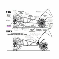 B.O.B Goupille Sécurité BOB Pour Remorque Vélo Yak/Ibex -Remorques vélo Soldes goupille securite bob pour remorque velo yak ibex full 4