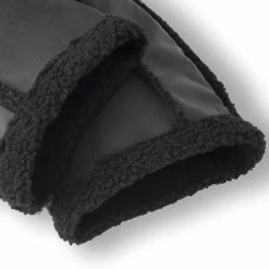 Manchons Basil Noirs En Cuir Végétal Sur Guidon Vélo -Remorques vélo Soldes manchons basil noirs en cuir vegetal sur guidon velo full 4