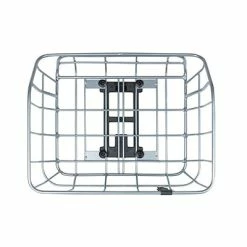 Panier Arrière Chrome Sur Porte-bagages MIK Portland Basil -Remorques vélo Soldes panier arriere chrome sur porte bagages mik portland basil full 3