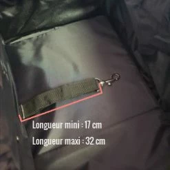 Trixie Panier Avant De Luxe Pour Transport Du Chien à Vélo -Remorques vélo Soldes panier avant de luxe pour transport du chien a velo full 6