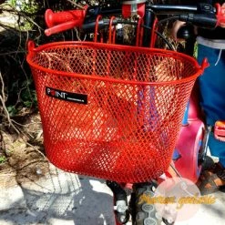 Point Panier Avant Rouge Pour Vélo Enfant -Remorques vélo Soldes panier avant rouge pour velo enfant full 3