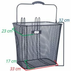 Panier Avec Crochets Sur Porte Bagage Arrière Oxford -Remorques vélo Soldes panier avec crochets sur porte bagage arriere oxford full 3