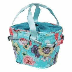 Panier Guidon Bleu 15L Compatible Klickfix Bloom CarryAll Basil