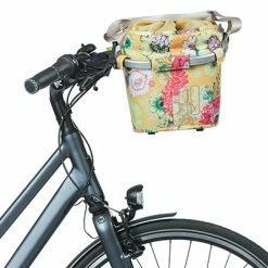 Panier Guidon Jaune 15L Compatible Klickfix Bloom CarryAll Basil -Remorques vélo Soldes panier guidon jaune 15l compatible klickfix bloom carryall basil full 5