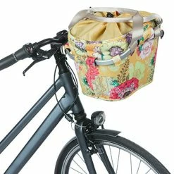 Panier Guidon Jaune 15L Compatible Klickfix Bloom CarryAll Basil -Remorques vélo Soldes panier guidon jaune 15l compatible klickfix bloom carryall basil full 6