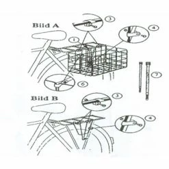 Brandless Panier Latéral Pliable Sur Porte Bagage Vélo -Remorques vélo Soldes panier lateral pliable sur porte bagage velo full 4