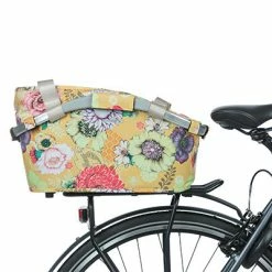 Panier Vélo Arrière Bloom Field 22L Jaune Fleuri Carry All Basil -Remorques vélo Soldes panier velo arriere bloom field 22l jaune fleuri carry all basil full 5