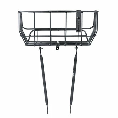 Panier Vélo Avant Noir Mat En Aluminium 25L Portland Basil 4 Panier Vélo Avant Noir Mat En Aluminium 25L Portland Basil – Image 2