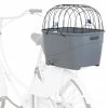 Panier Vélo Chien Amovible Avec Cage Sur Porte-bagages Trixie -Remorques vélo Soldes panier velo chien amovible avec cage sur porte bagages trixie full