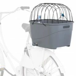 Panier Vélo Chien Amovible Avec Cage Sur Porte-bagages Trixie