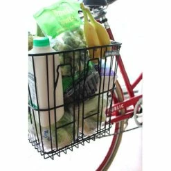 Panier Vélo Latéral à Crochets Memories Bottle Basil Noir -Remorques vélo Soldes panier velo lateral a crochets memories bottle basil noir full 3