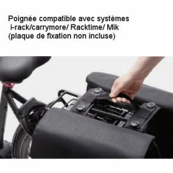 Poignée Additionnelle Pour Sacoche Double Vélo Basil -Remorques vélo Soldes poignee additionnelle pour sacoche double velo basil full 3