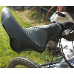 VELO Poignées Vélo Ergonomiques Avec Cornes Triple Densité - La Paire -Remorques vélo Soldes poignees velo ergonomiques avec cornes triple densite la paire full 6