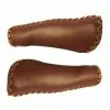 VELO Poignées Vélo Ergonomiques Imitation Cuir Marron -Remorques vélo Soldes poignees velo ergonomiques imitation cuir marron full