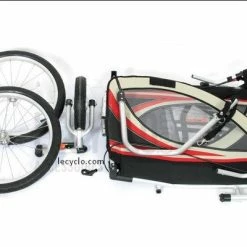 Remorque Pour Vélo Maxxus - 2 Places -Remorques vélo Soldes remorque pour velo maxxus 2 places full 5