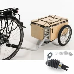 Remorque Vélo Bois Avec Coffre Modulable Flos 2425 Carette 12 Remorque Vélo Bois Avec Coffre Modulable Flos 2425 Carette -Remorques vélo Soldes remorque velo carette flos 5