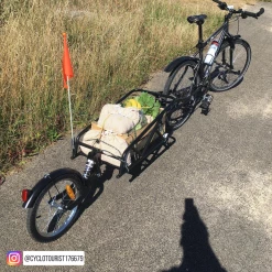 Brandless Remorque Vélo Mono Roue Avec Amortisseur -Remorques vélo Soldes remorque velo cylotourist176679