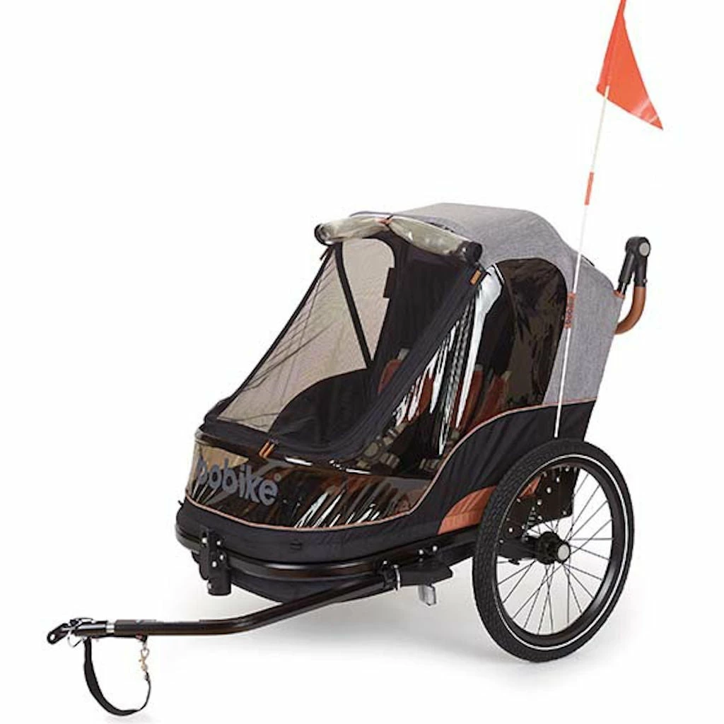 Remorque Vélo Enfants 2 Places 2 En 1 Avec Kit Piéton Bobike 3 Remorque Vélo Enfants 2 Places 2 En 1 Avec Kit Piéton Bobike