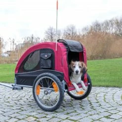 Remorque Vélo Pour Chien De Moins De 22 Kg - Trixie -Remorques vélo Soldes remorque velo pour chien de moins de 22 kg trixie full 4