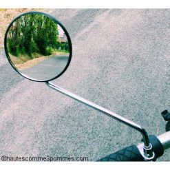 Messingschlager Rétroviseur Pour Vélo Avec Bras Long Et Grand Miroir 105 Mm -Remorques vélo Soldes retroviseur pour velo avec bras long et grand miroir 105 mm full 5