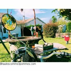 Messingschlager Rétroviseur Pour Vélo Avec Bras Long Et Grand Miroir 105 Mm -Remorques vélo Soldes retroviseur pour velo avec bras long et grand miroir 105 mm full 6