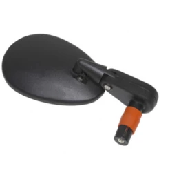 Messingschlager Rétroviseur Vélo Avec Miroir Large Convexe Embout De Guidon -Remorques vélo Soldes retroviseur velo avec miroir large convexe embout de guidon full 2