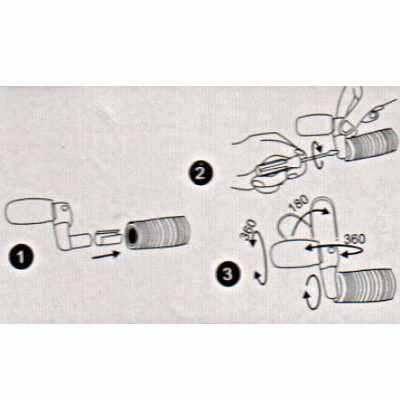 Brandless Rétroviseur Vélo Sur Embout De Guidon 8 Brandless Rétroviseur Vélo Sur Embout De Guidon – Image 6