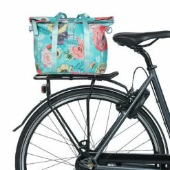 Sac à Main Vélo Bleu Guidon Ou Porte-bagage Bloom Field Basil -Remorques vélo Soldes sac a main velo bleu guidon ou porte bagage bloom field basil full 3