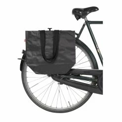 Sac Cabas Sur Porte Bagages Arrière Bikezac 2.0 Cobags 15 Sac Cabas Sur Porte Bagages Arrière Bikezac 2.0 Cobags -Remorques vélo Soldes sac cabas cobags noir