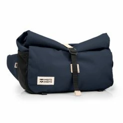 Sacoche De Guidon Convertible Bandoulière Piha MeroMero 3 à 6L -Remorques vélo Soldes sacoche de guidon convertible bandouliere pihameromero bleu navy full