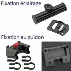 Sacoche Guidon Avec Fixation Feu Allrounder Touring Klickfix -Remorques vélo Soldes sacoche guidon avec fixation feu allrounder touring klickfix full 6