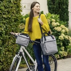 Sacoche Porte-bagages Reisenthel X Klickfix Roomy GT Gris -Remorques vélo Soldes sacoche porte bagages reisenthel x klickfix roomy gt gris full 5